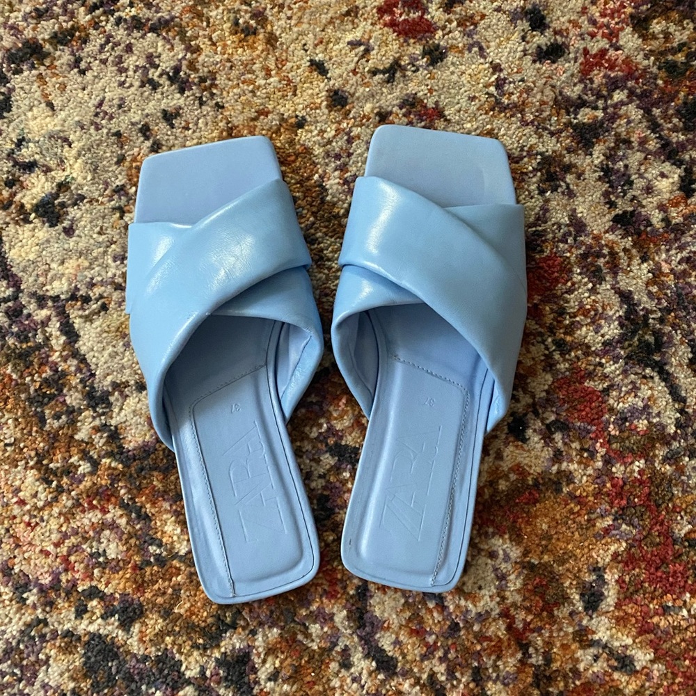 Blue Zara Sandals